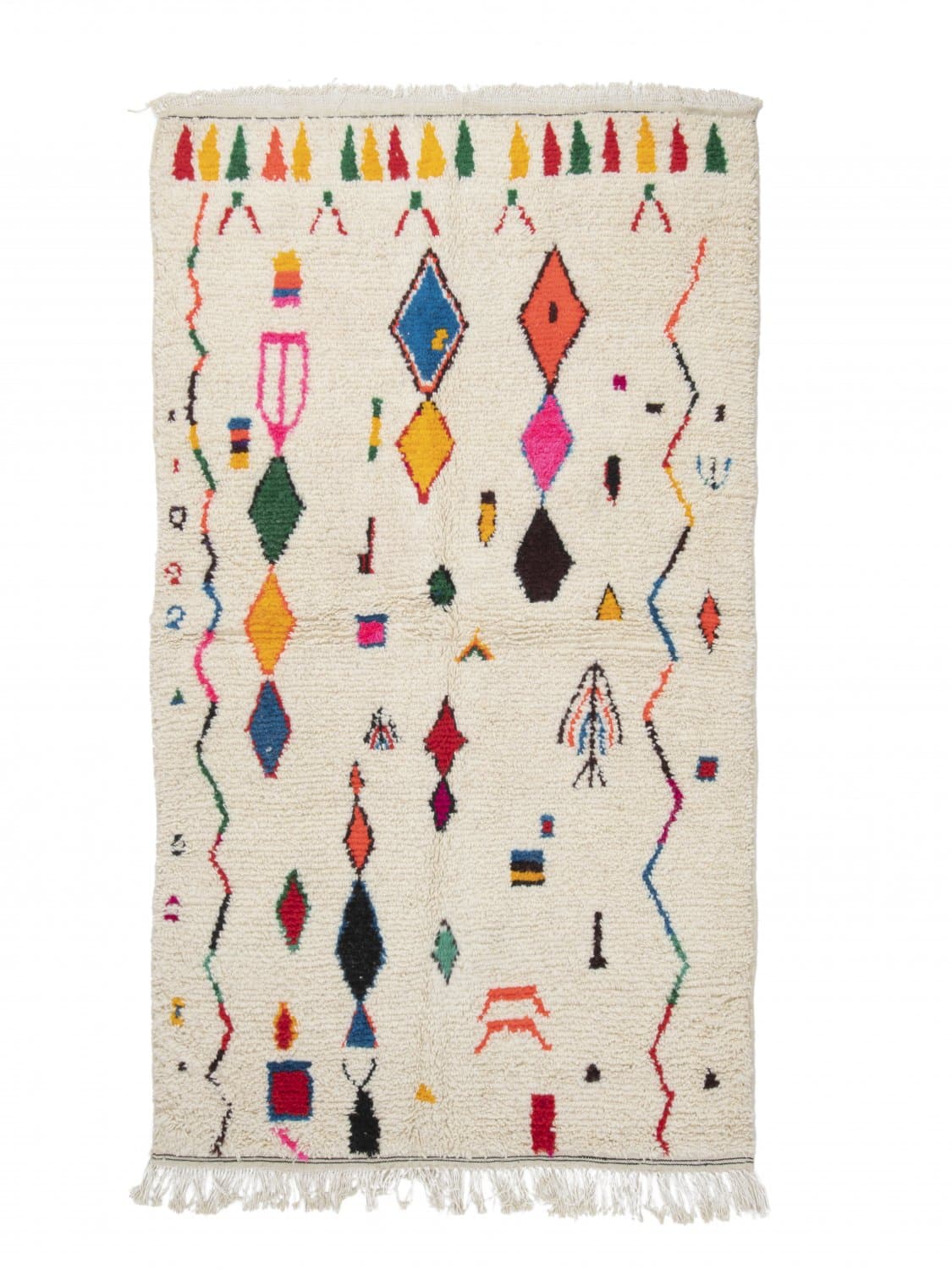Kelim-teppe Marokkansk Azilal 260 x 140 cm (Størrelse: 260 x 140 cm)