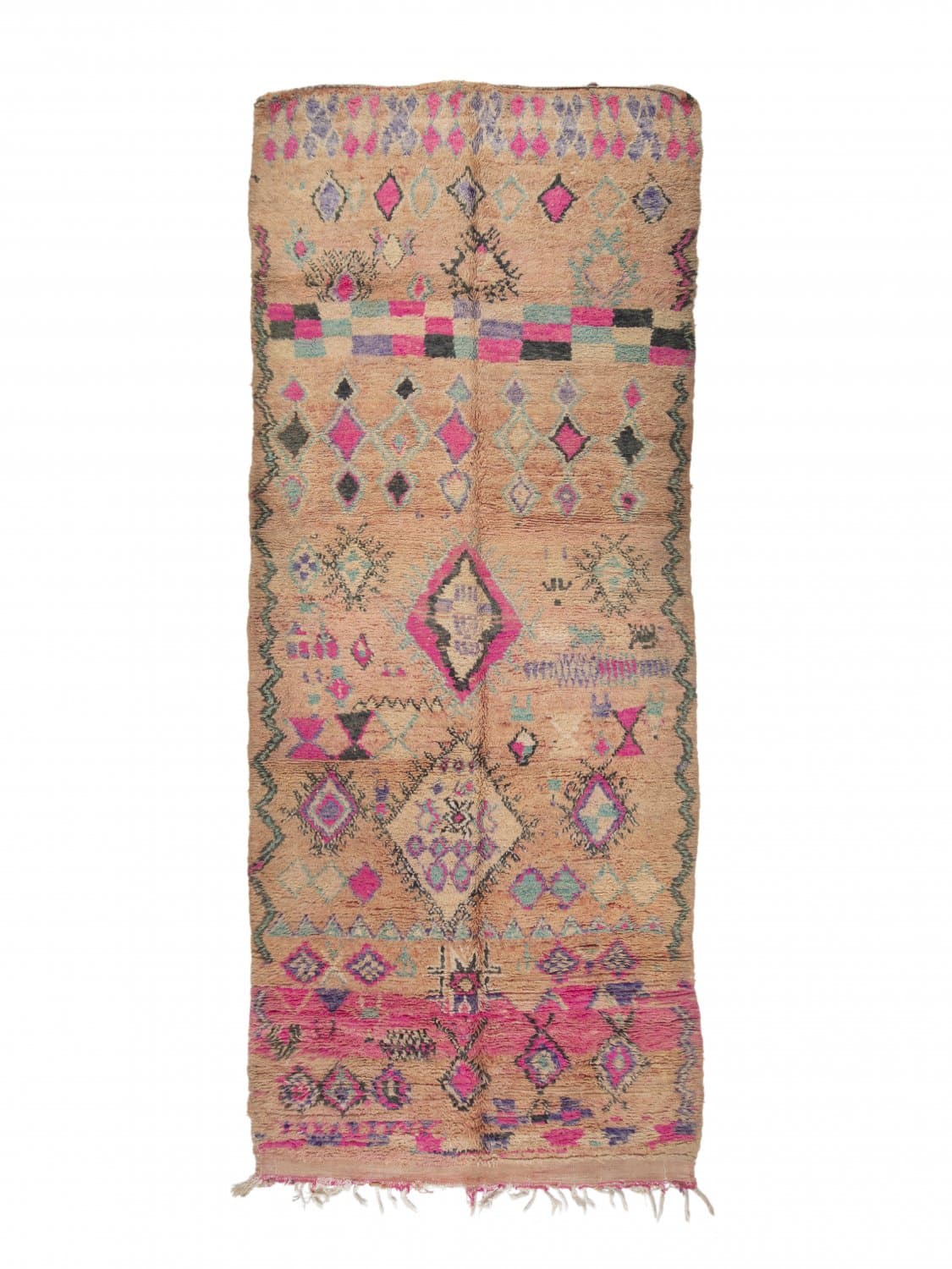 Kelim-teppe Marokkansk Azilal Special Edition 420 x 170 cm (Størrelse: 420 x 170 cm)