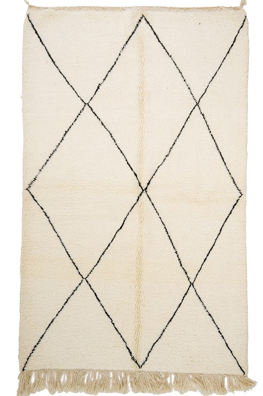 Kelim-teppe Marokkansk Beni Ourain 155 x 265 cm (Størrelse: 155 x 265 cm)