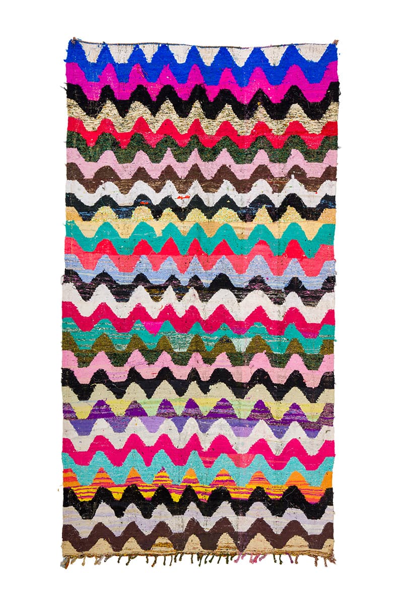 Marokkansk Boucherouite-teppe 165 x 305 cm (Størrelse: 165 x 305 cm)