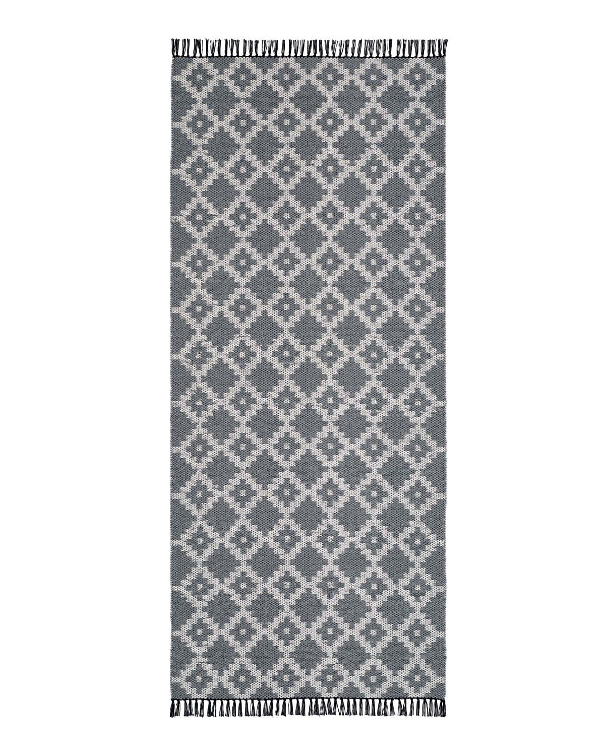 Plastmatter - Horredsmattan Leia (grå) (Størrelse: 80 x 150 cm)