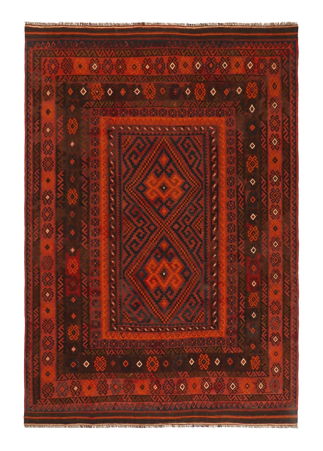 Orientalsk kelimteppe 377 x 260 cm (Størrelse: 377 x 260 cm)