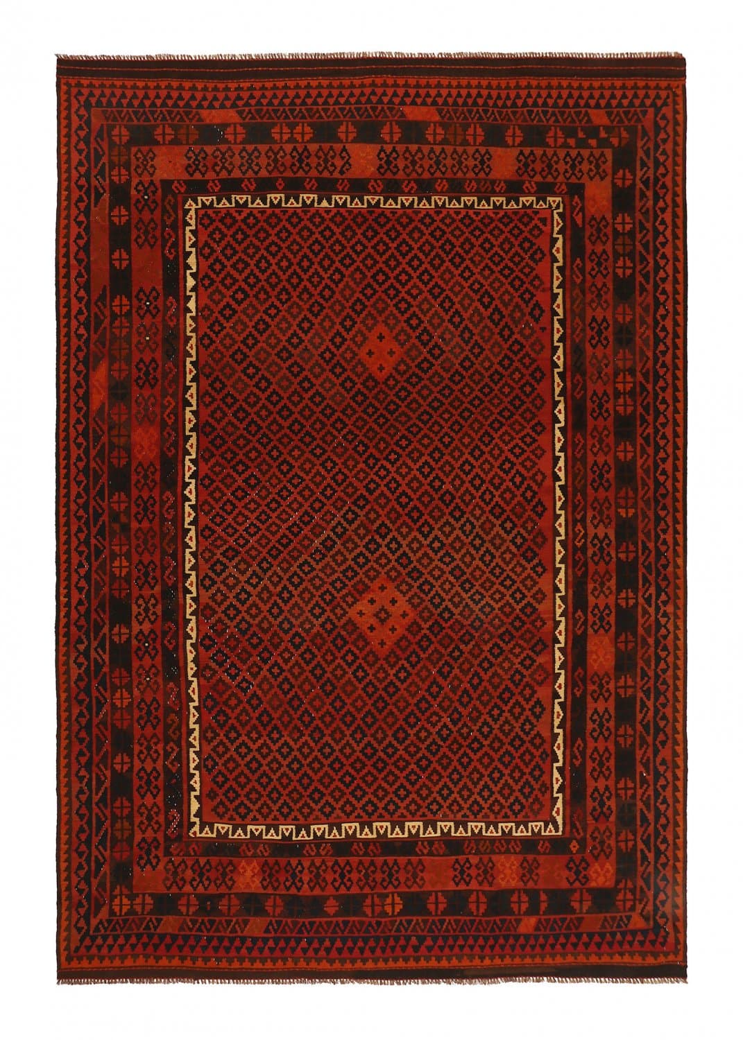 Orientalsk kelimteppe 395 x 273 cm (Størrelse: 395 x 273 cm)