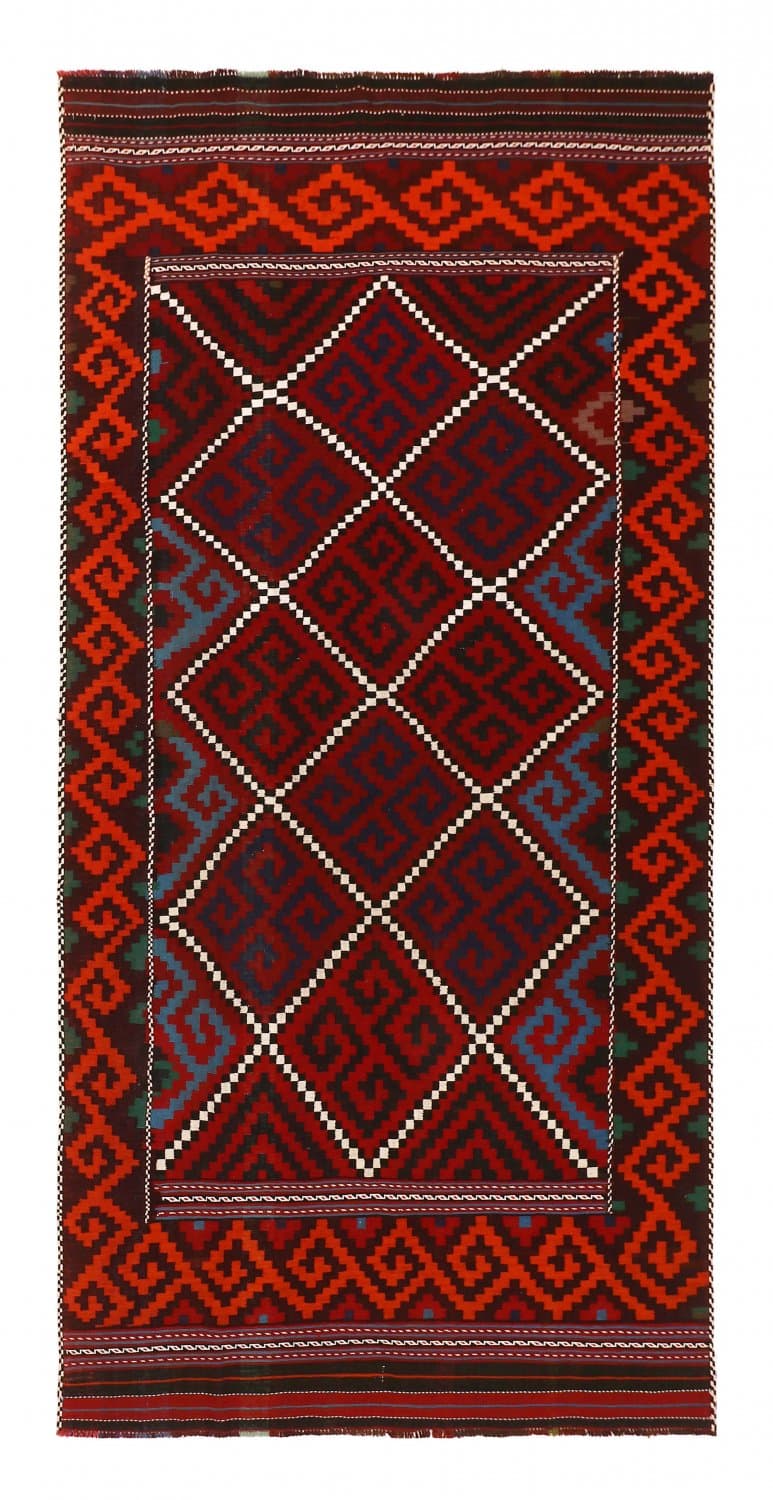 Orientalsk kelimteppe 377 x 179 cm (Størrelse: 377 x 179 cm)