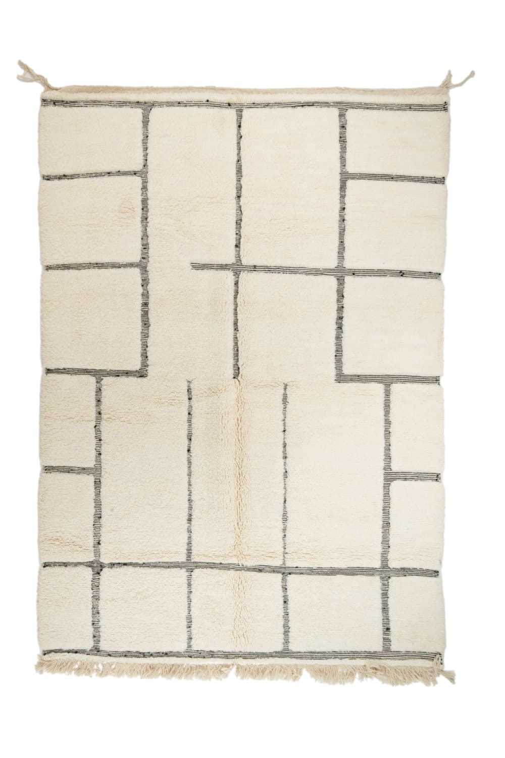 Kelim-teppe Marokkansk Beni Ourain 200 x 295 cm (Størrelse: 200 x 295 cm)