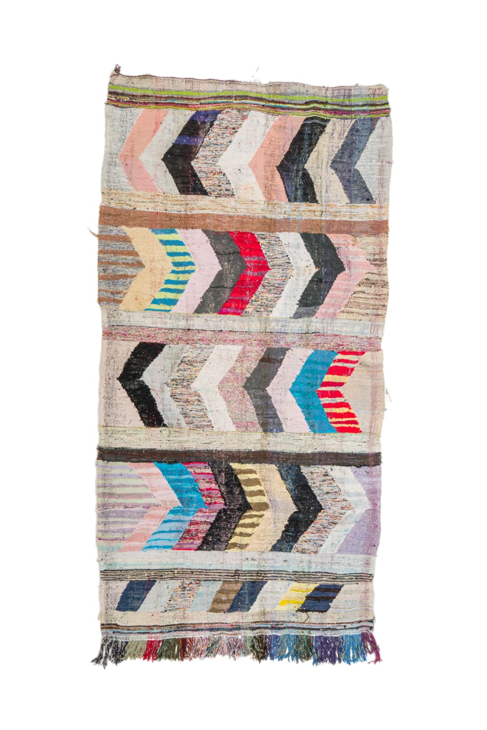 Marokkansk Boucherouite-teppe 155 x 305 cm (Størrelse: 155 x 305 cm)