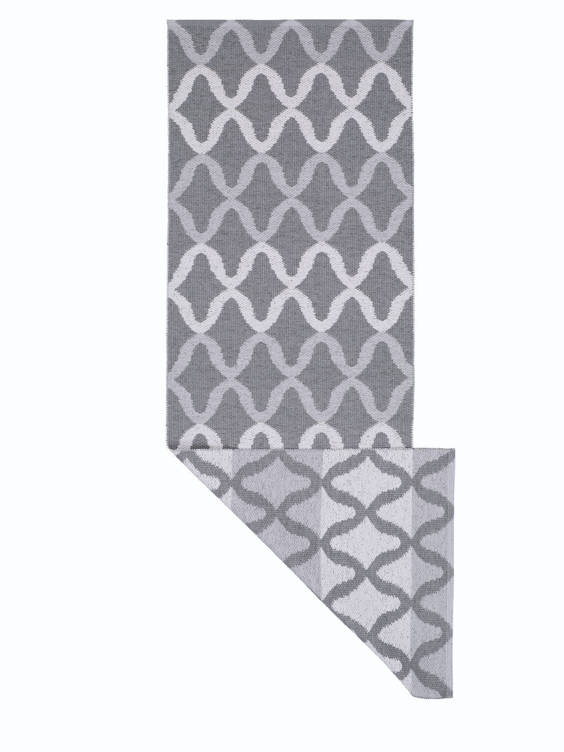 Plastmatter - Horredsmattan Maddox (grå) (Størrelse: 70 x 250 cm)