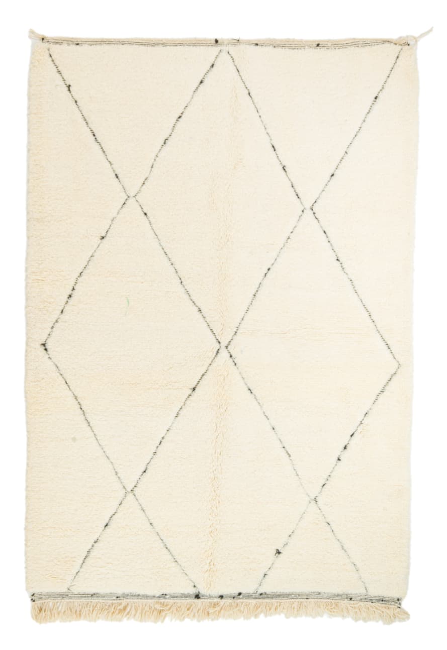 Kelim-teppe Marokkansk Beni Ourain 170 x 250 cm (Størrelse: 170 x 250 cm)