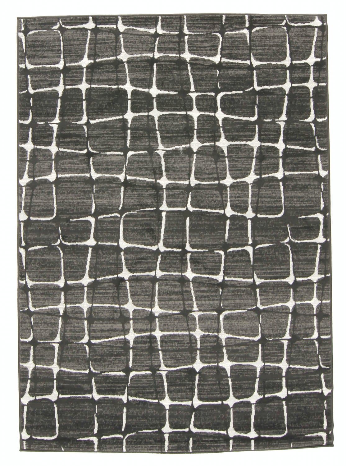 Wilton-teppe - Florence Cross (grå) (Størrelse: 200 x 290 cm)