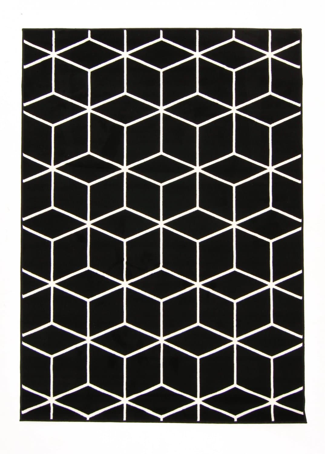 Wilton-teppe - Florence Square (sort) (Størrelse: 200 x 290 cm)