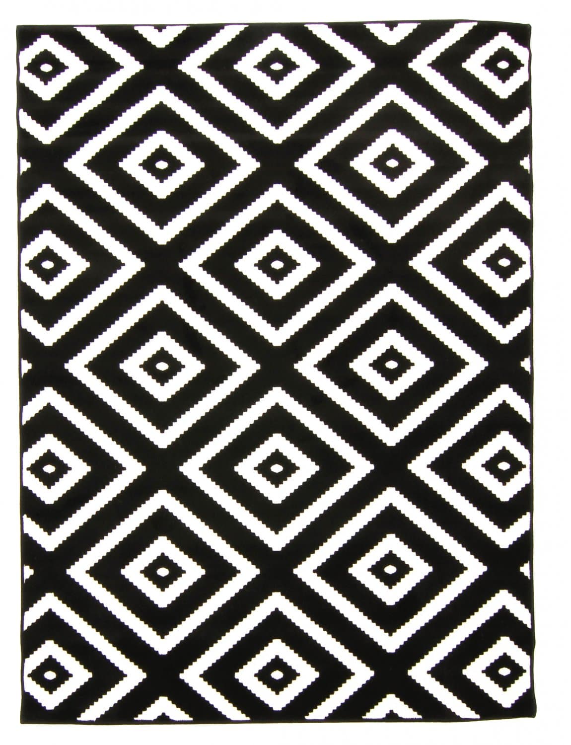 Wilton-teppe - Florence Preston (sort) (Størrelse: 200 x 290 cm)