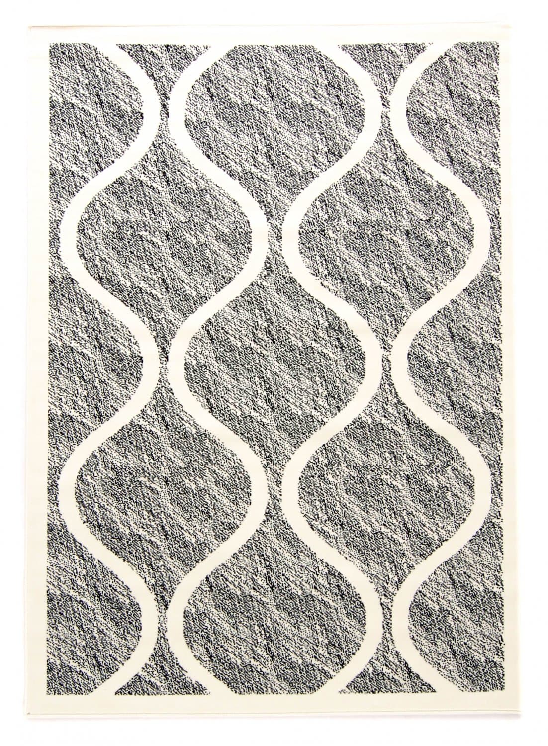 Wilton-teppe - Florence Wave (grå) (Størrelse: 200 x 290 cm)
