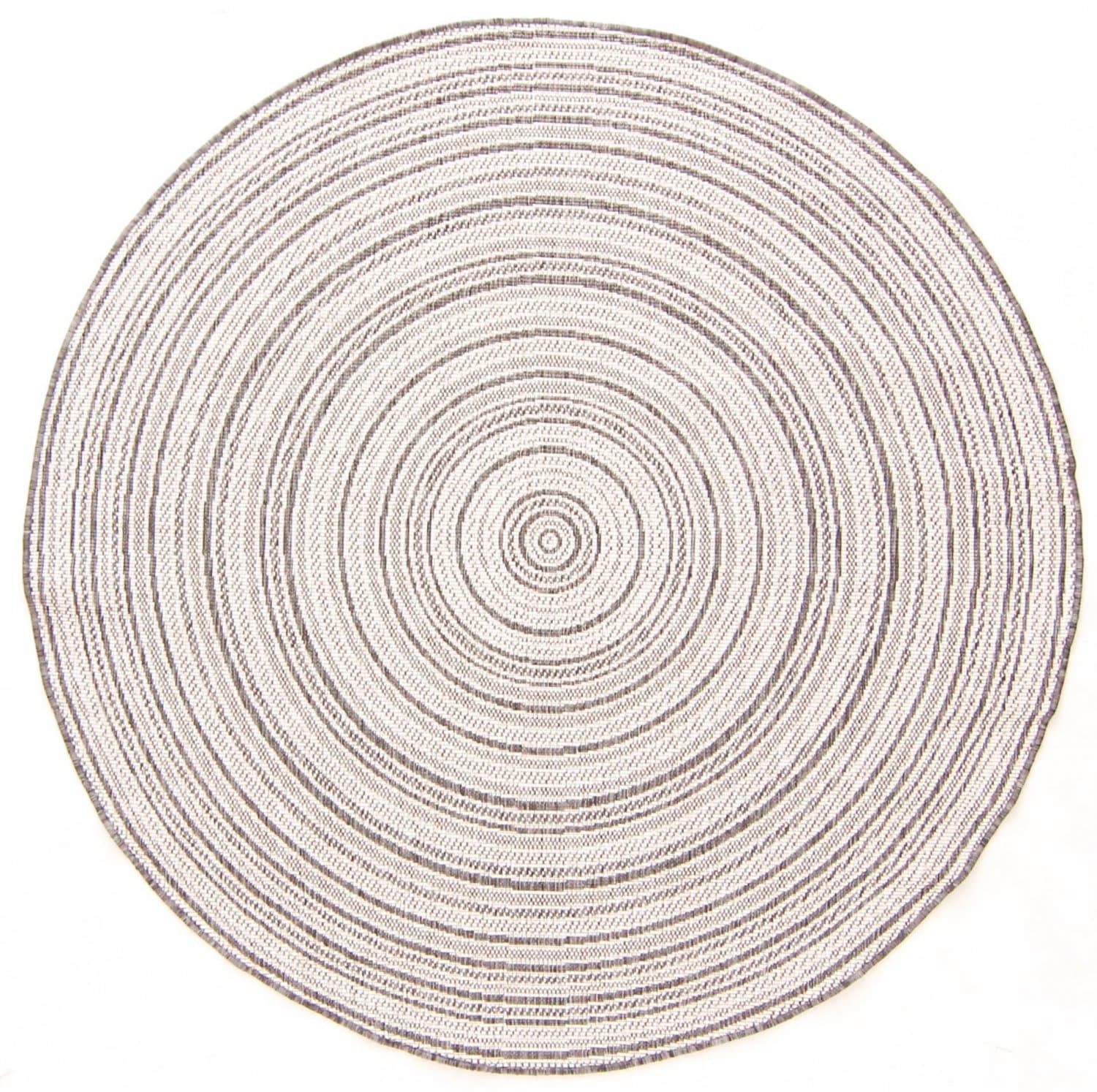Rundt teppe - Brussels Weave (grå) (Størrelse: Ø 240 cm)