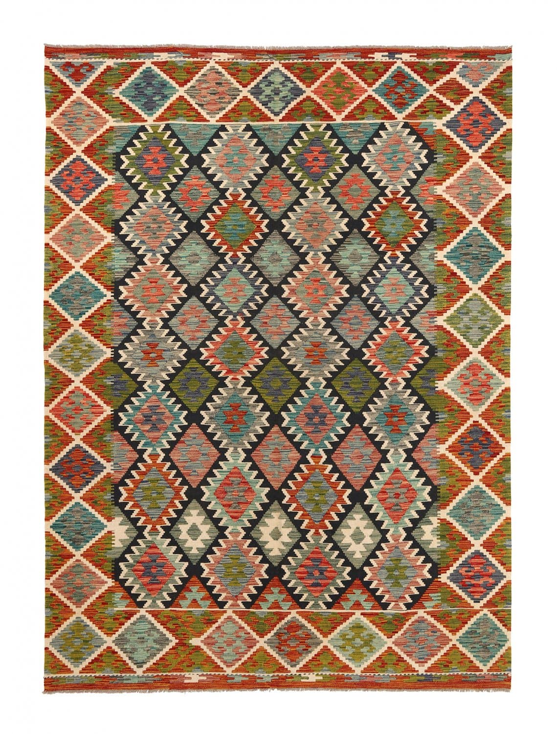 Orientalsk kelimteppe 284 x 207 cm (Størrelse: 284 x 207 cm)