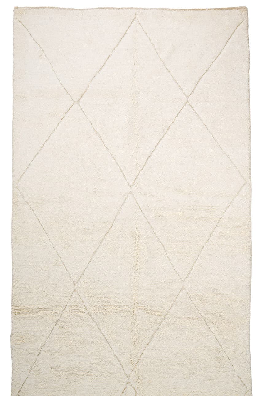 Kelim-teppe Marokkansk Beni Ourain 195 x 325 cm (Størrelse: 195 x 325 cm)