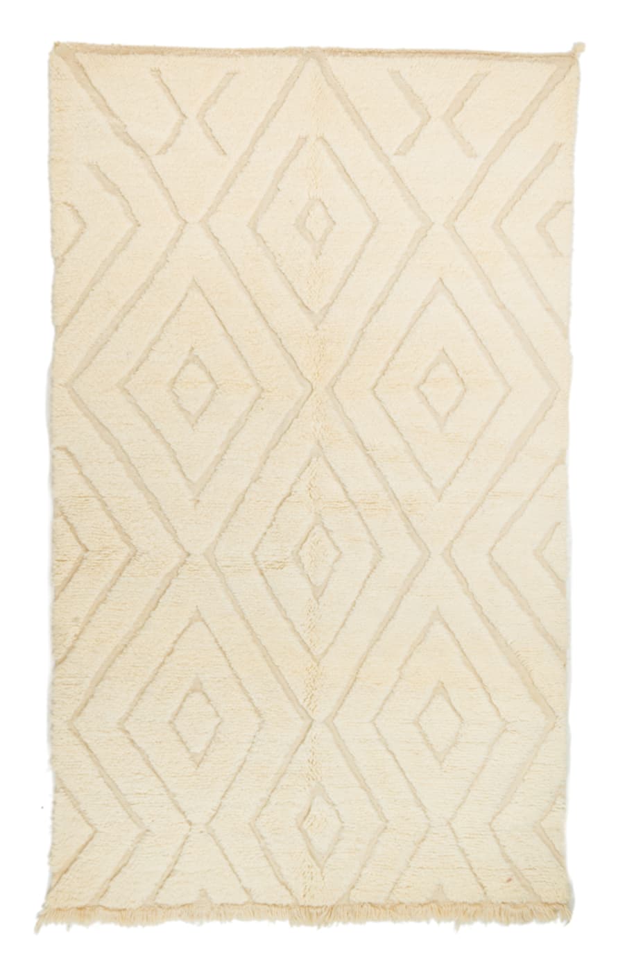 Kelim-teppe Marokkansk Beni Ourain 155 x 265 cm (Størrelse: 155 x 265 cm)
