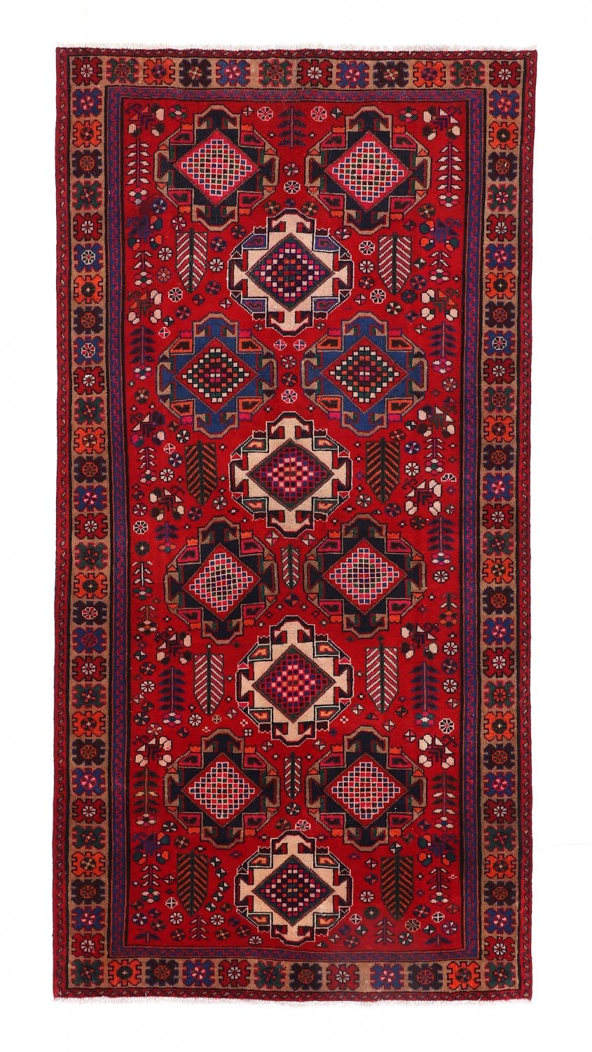Orientalsk teppe Hamedan 289 x 145 cm
