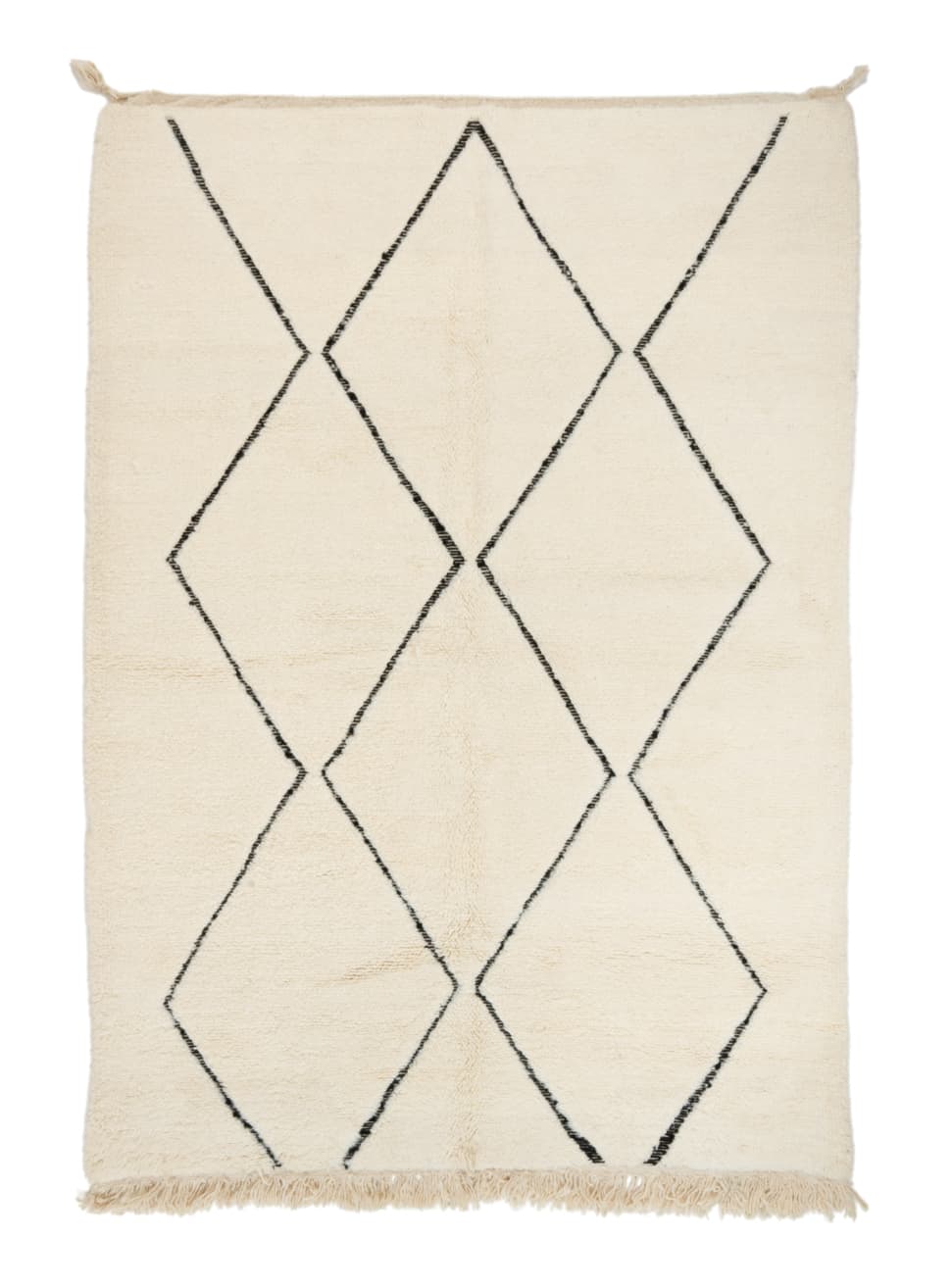 Kelim-teppe Marokkansk Beni Ourain 205 x 290 cm (Størrelse: 205 x 290 cm)