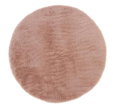 Runde tepper - Cloud Super Soft (rosa) (Størrelse: Ø 200 cm)