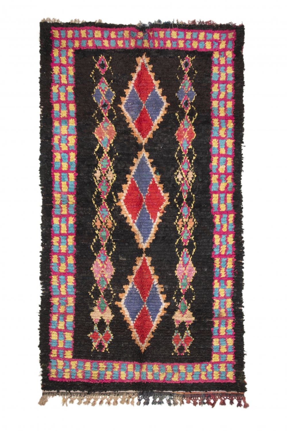 Marokkansk Boucherouite-teppe 315 x 165 cm