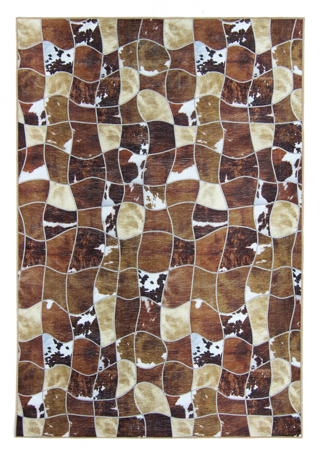 Wilton-teppe - Nonza (brun) (Størrelse: 200 x 280 cm)