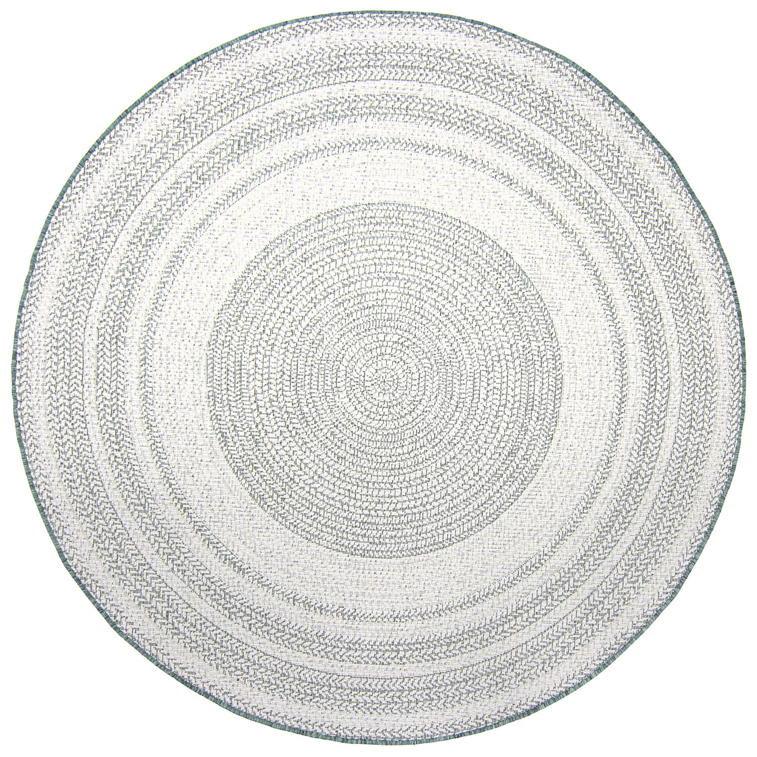 Runde tepper - Indoor/Outdoor Angus (grønn) (Størrelse: Ø 240 cm)
