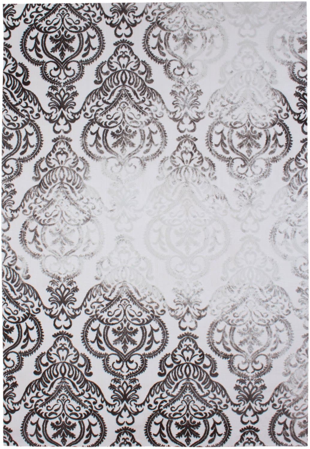 Wilton-teppe - Bari (hvit/nougat) (Størrelse: 80 x 450 cm)