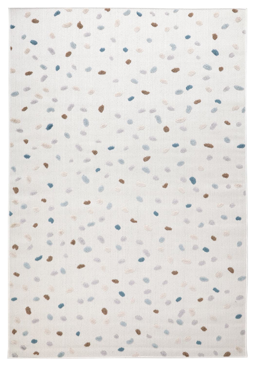 Barneteppe - Confetti (krem/multi) (Størrelse: 160 x 230 cm)