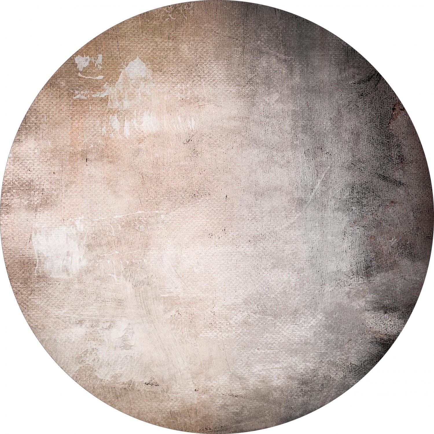 Rundt teppe - Braga (beige) (Størrelse: Ø 200 cm)