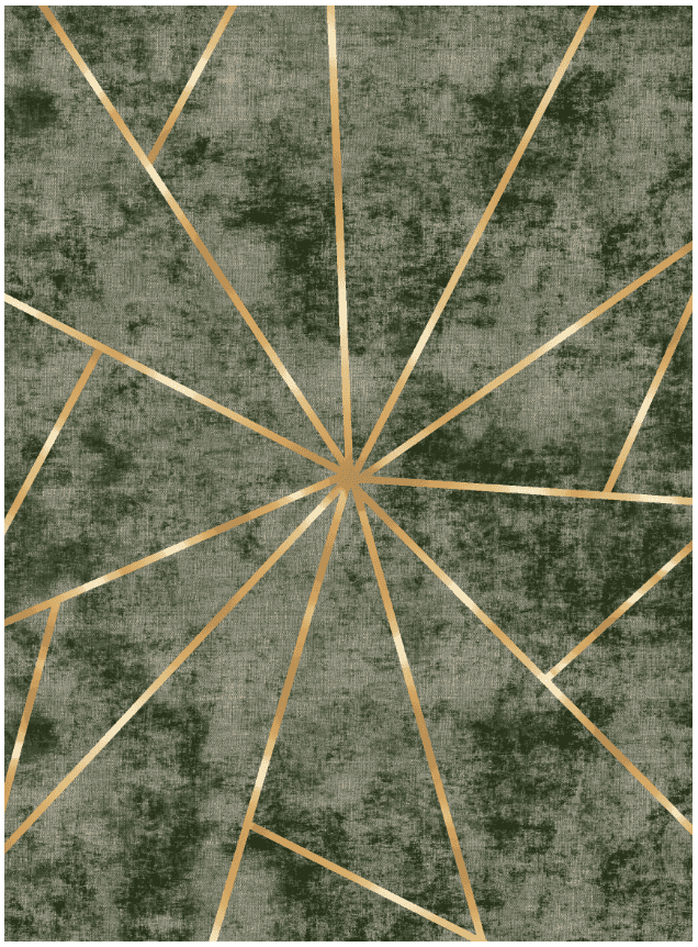 Wilton-teppe - Bellizzi (grønn) (Størrelse: 160 x 230 cm)