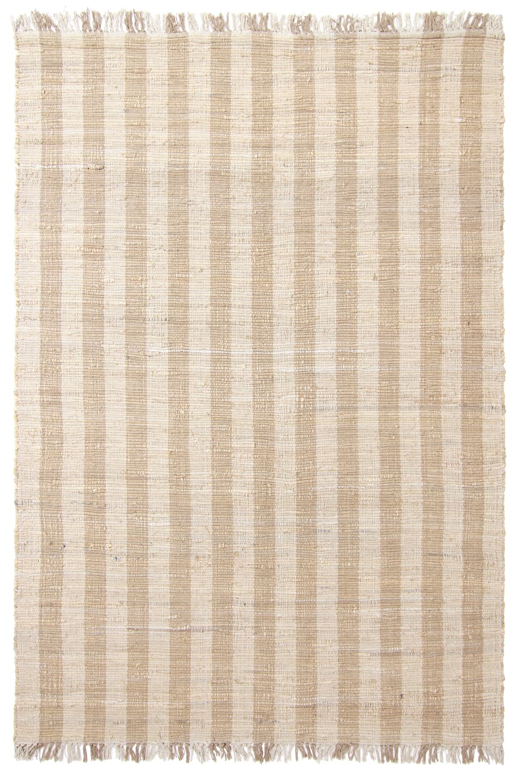 Bomullsteppe - Hedda (beige) (Størrelse: 300 x 400 cm)