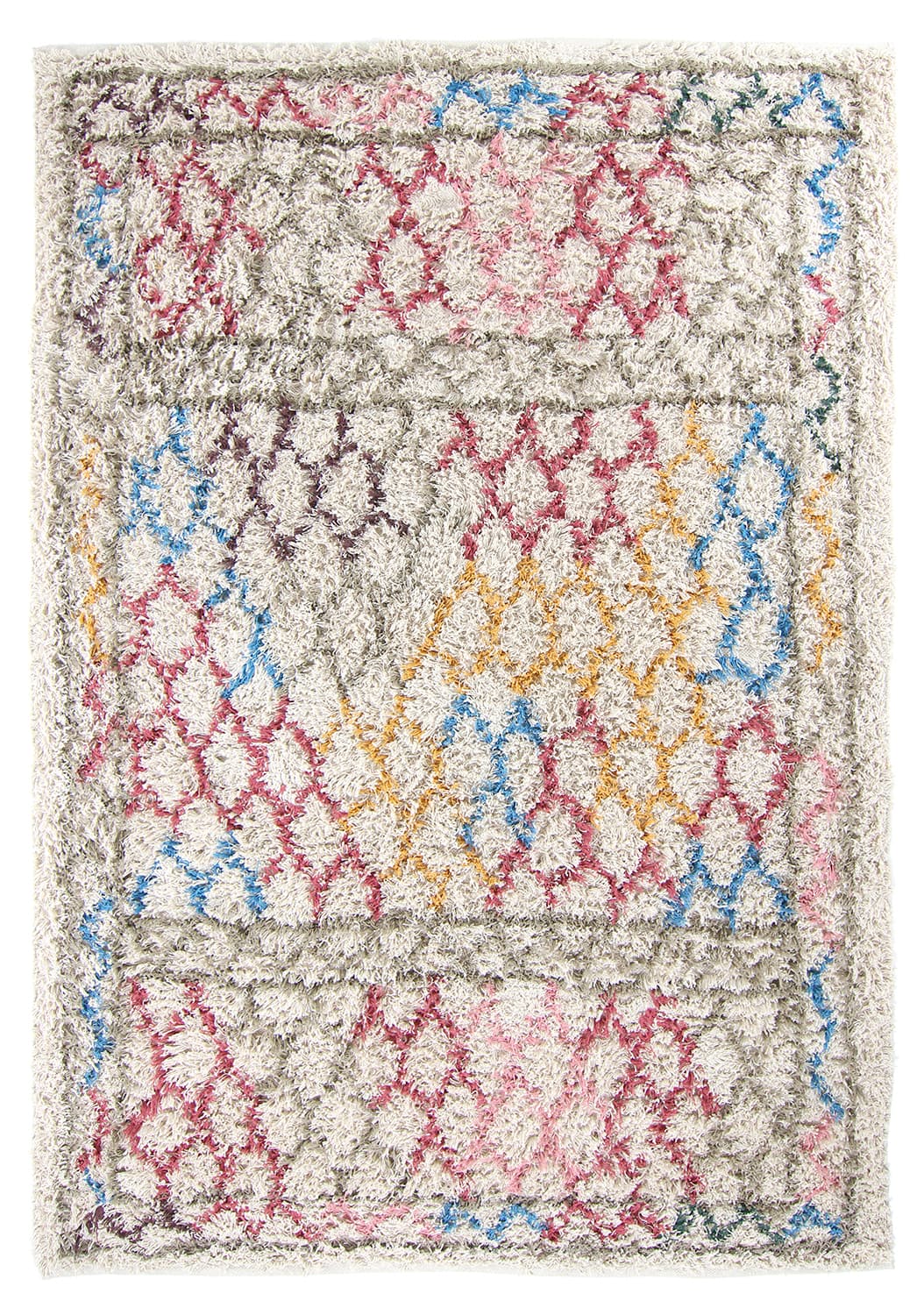 Ryetepper - Calder Natural Cotton Shaggy (multi) (Størrelse: 240 x 340 cm)