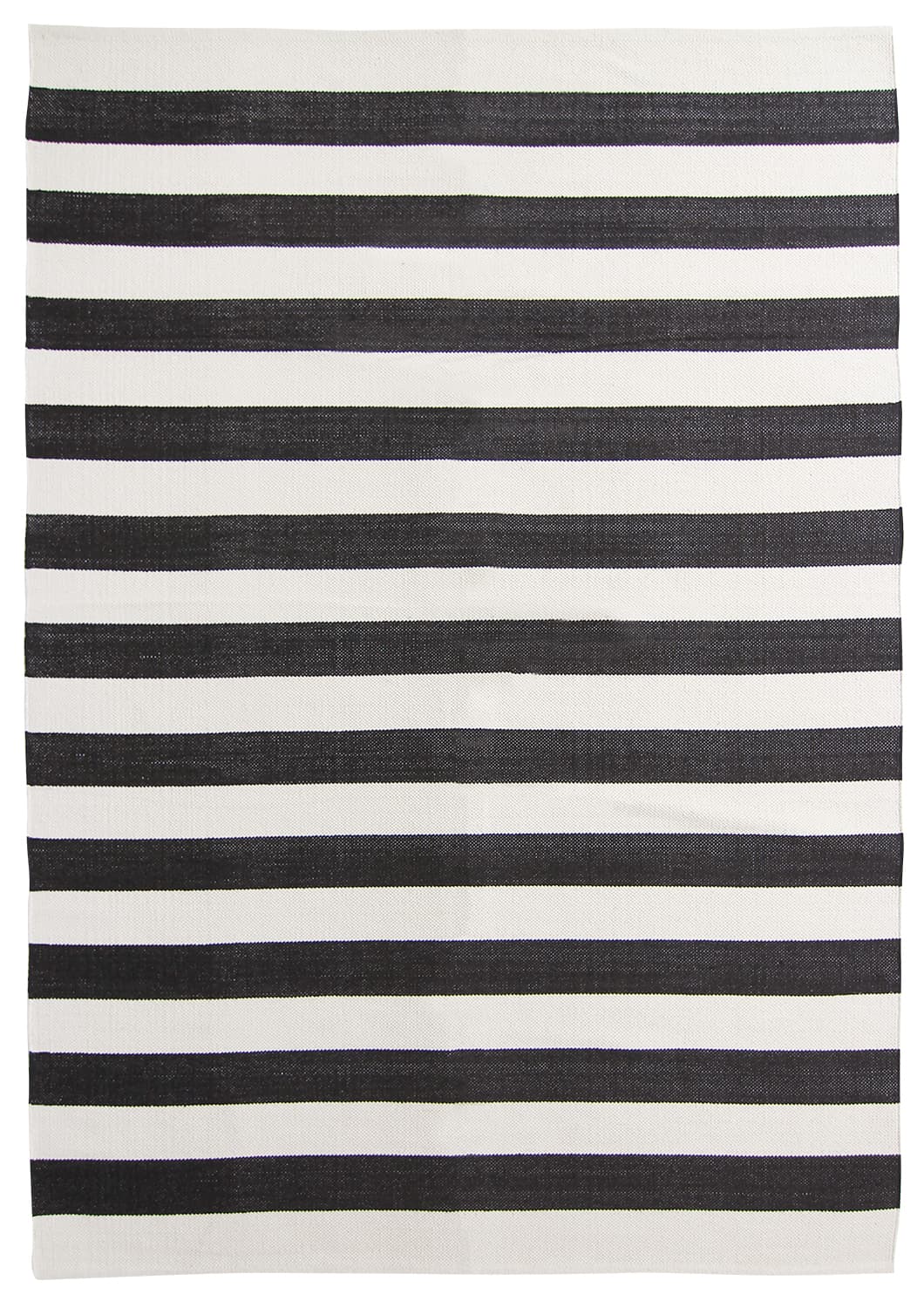 Bomullsteppe - Nilo (svart/hvit) (Størrelse: 300 x 400 cm)