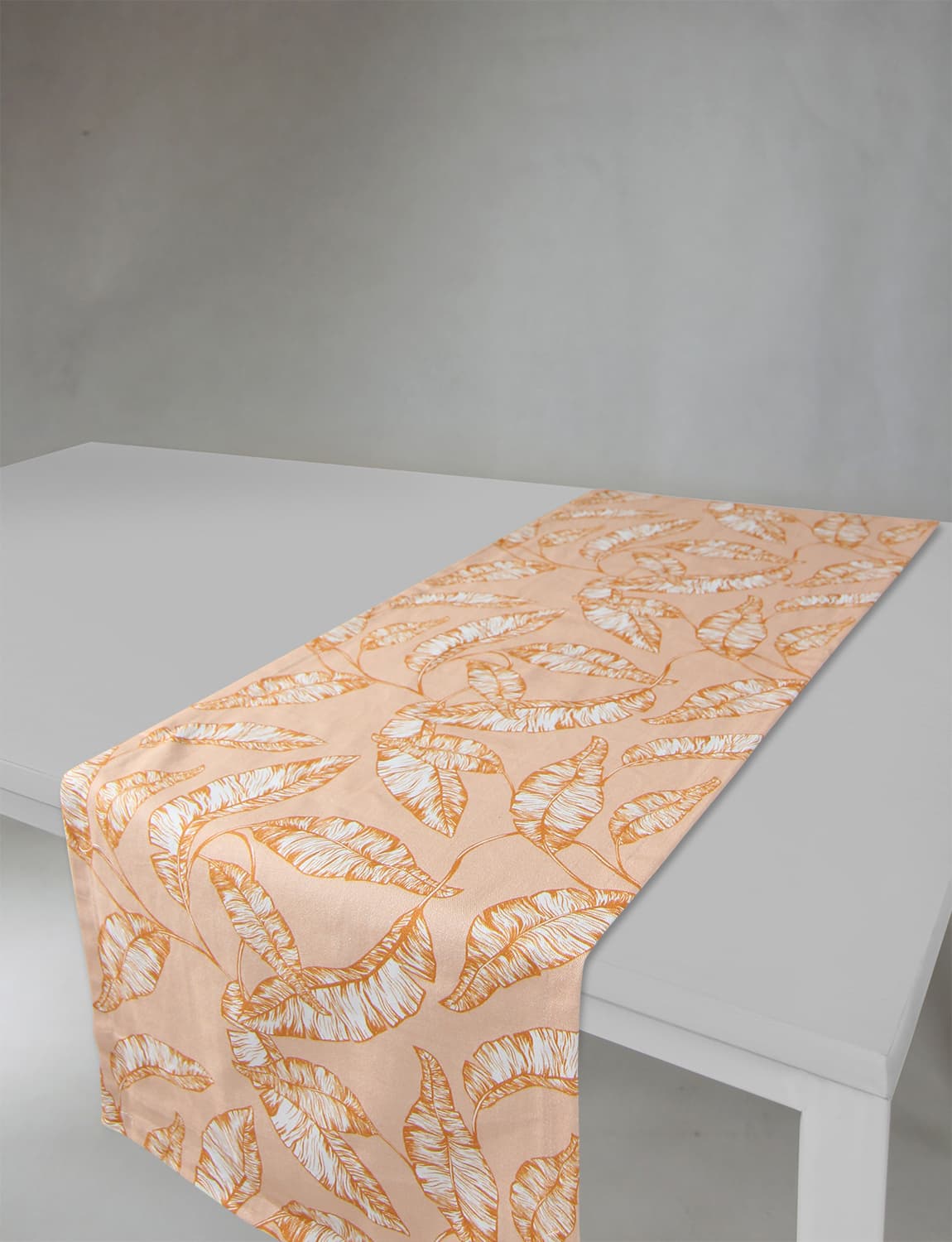 Løpere - Leaves (oransje) (Størrelse: 40 x 140 cm)