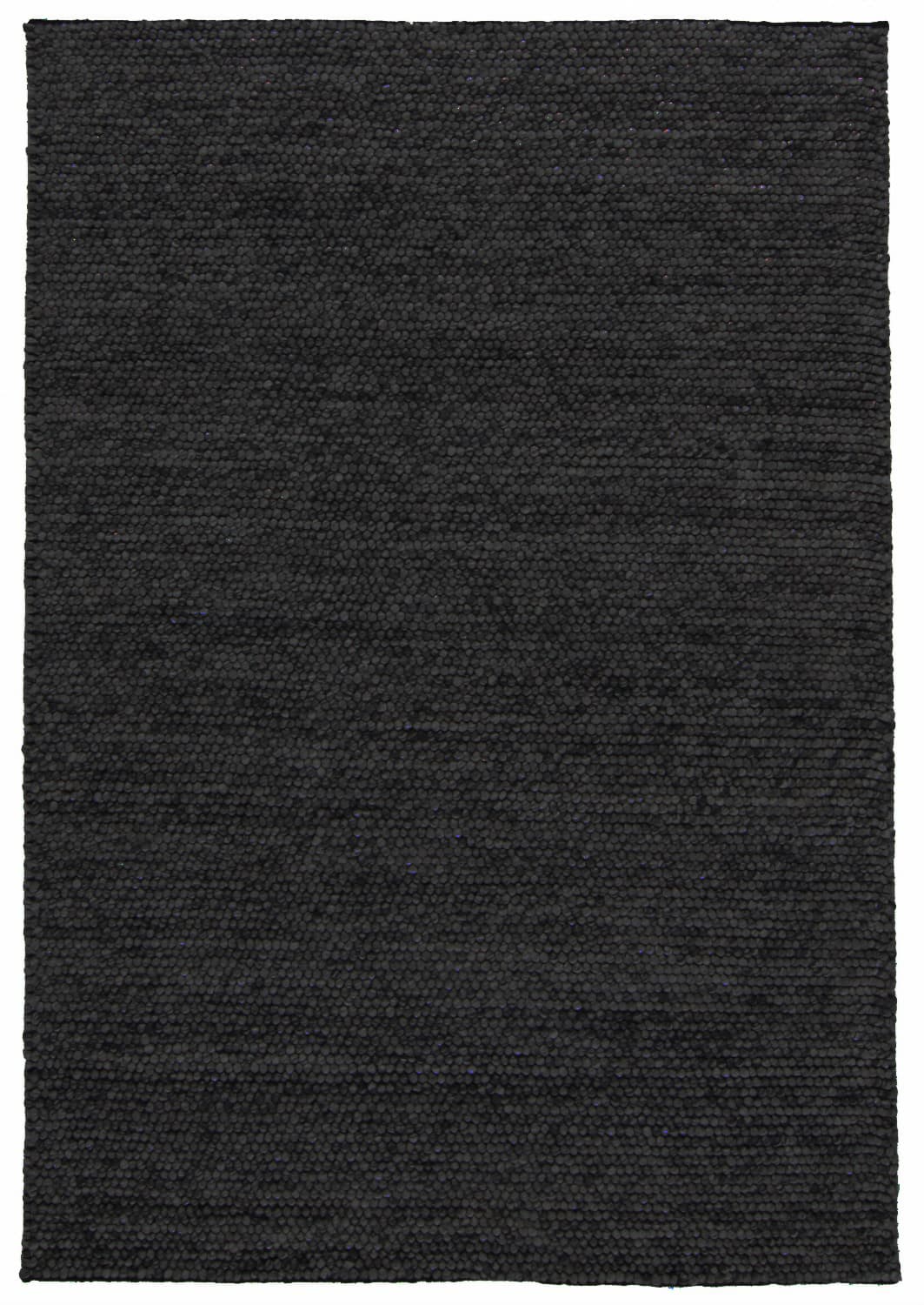 Ullteppe - Avafors Wool Bubble (svart) (Størrelse: 240 x 340 cm)