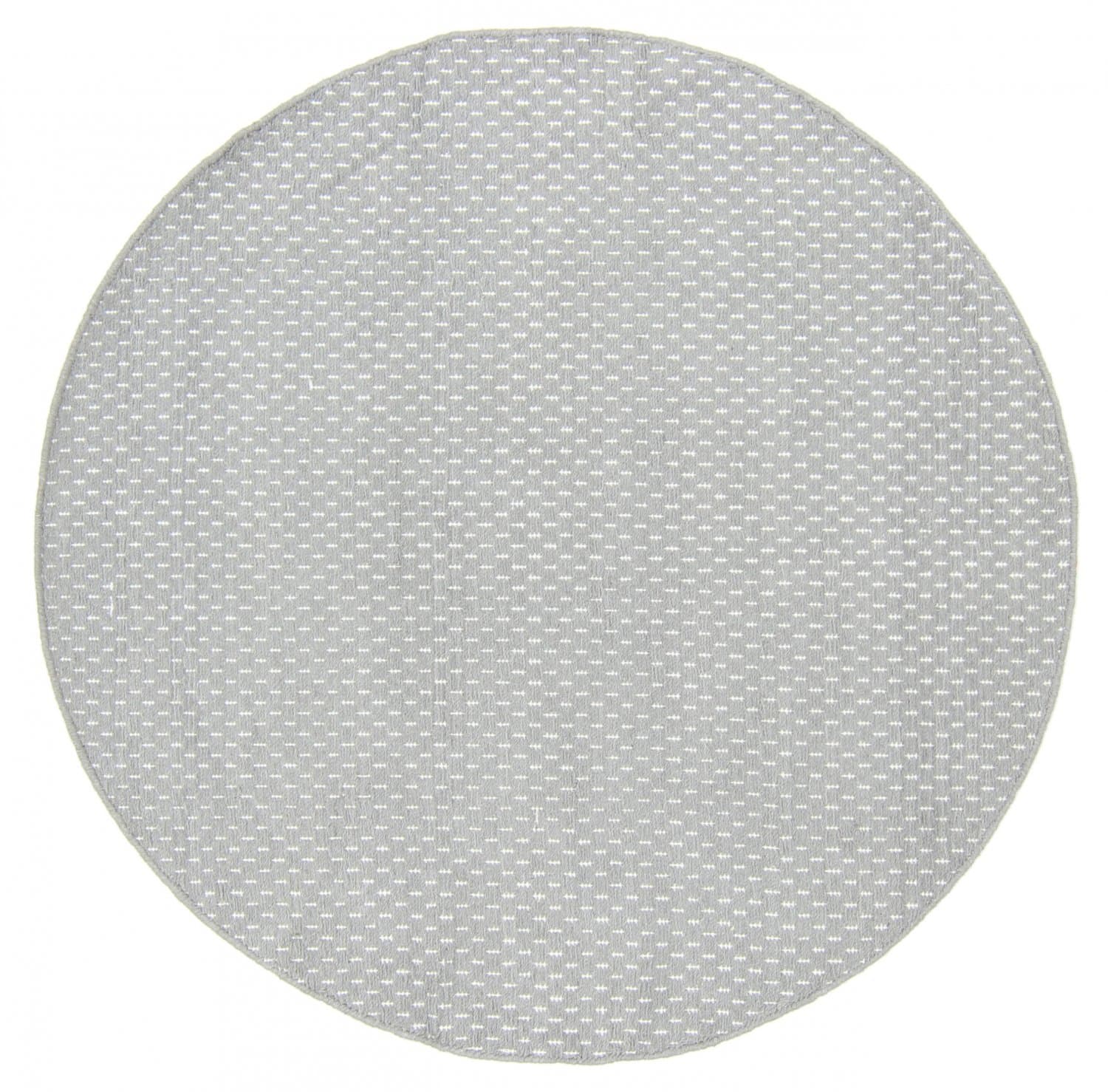 Runde tepper - Clovelly (lysegrå) (Størrelse: Ø 200 cm)