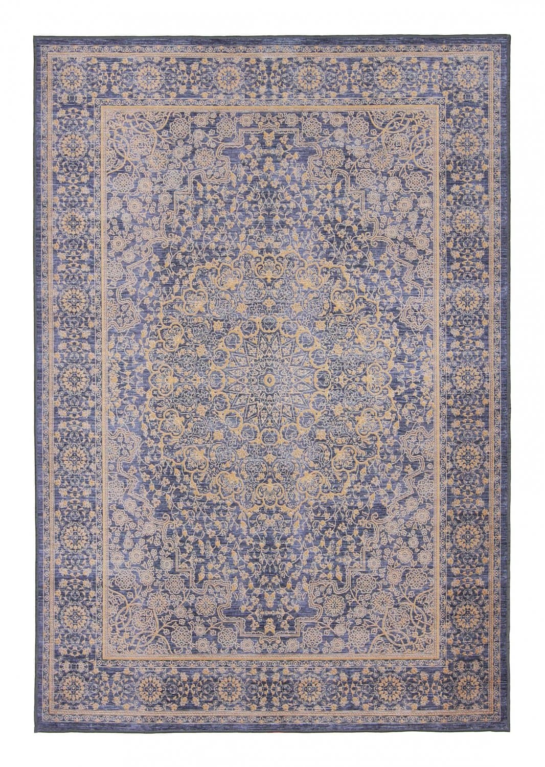 Wilton-teppe - Vinadio (brun/gull) (Størrelse: 200 x 280 cm)