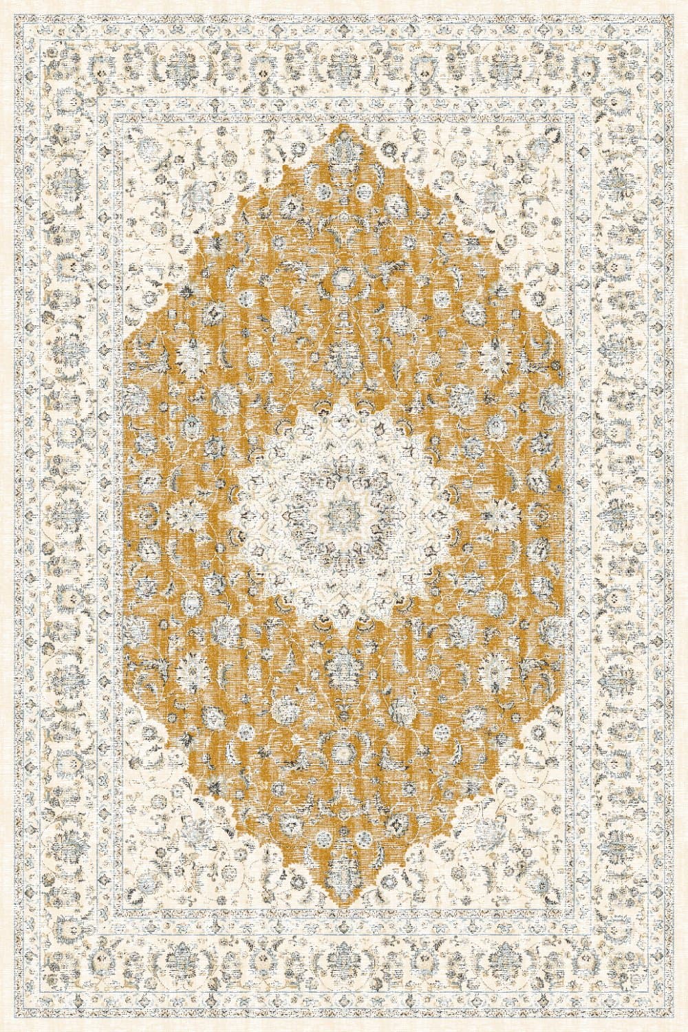 Wilton-teppe - Arabella (ochre) (Størrelse: 200 x 280 cm)