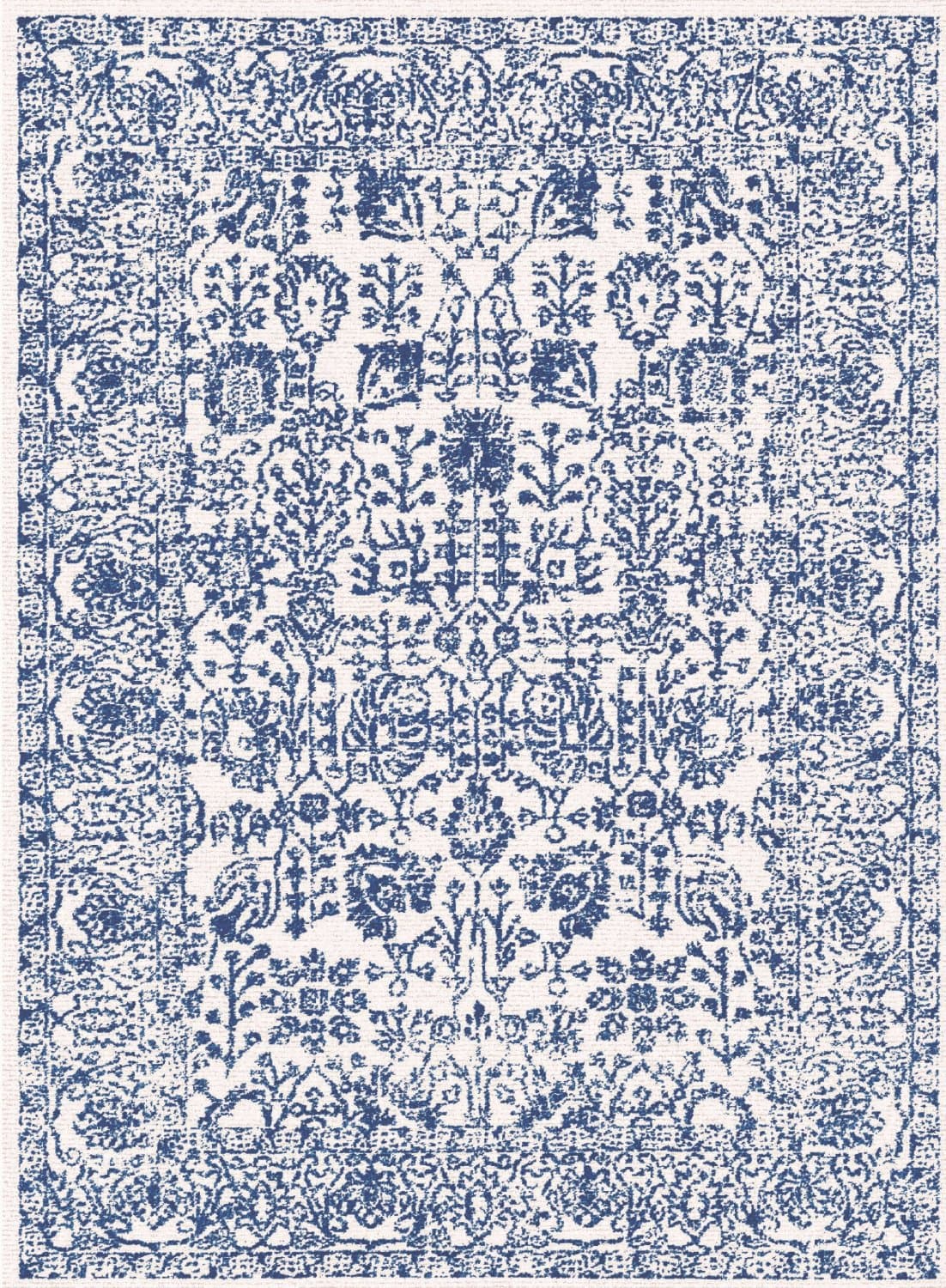 Wilton-teppe - Perouges (blå) (Størrelse: 160 x 230 cm)