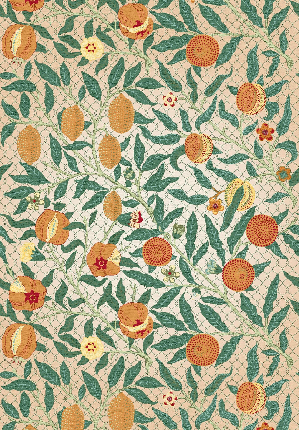 Wilton-teppe - Cosette (oransje/multi) (Størrelse: 200 x 280 cm)