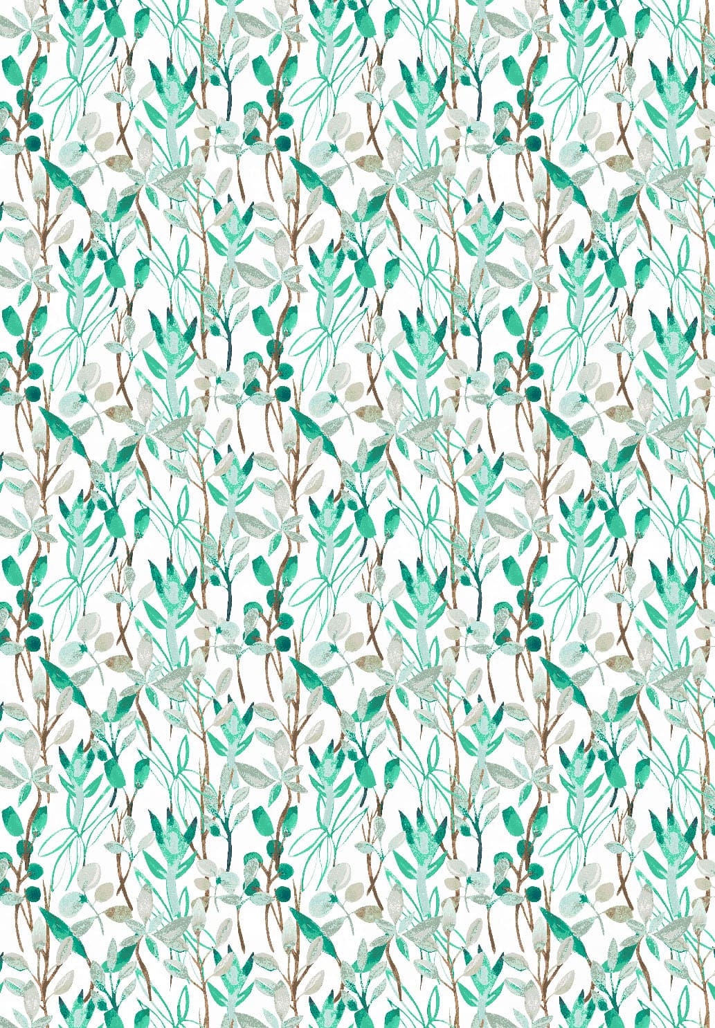 Wilton-teppe - Evelina (grønn/multi) (Størrelse: 200 x 280 cm)