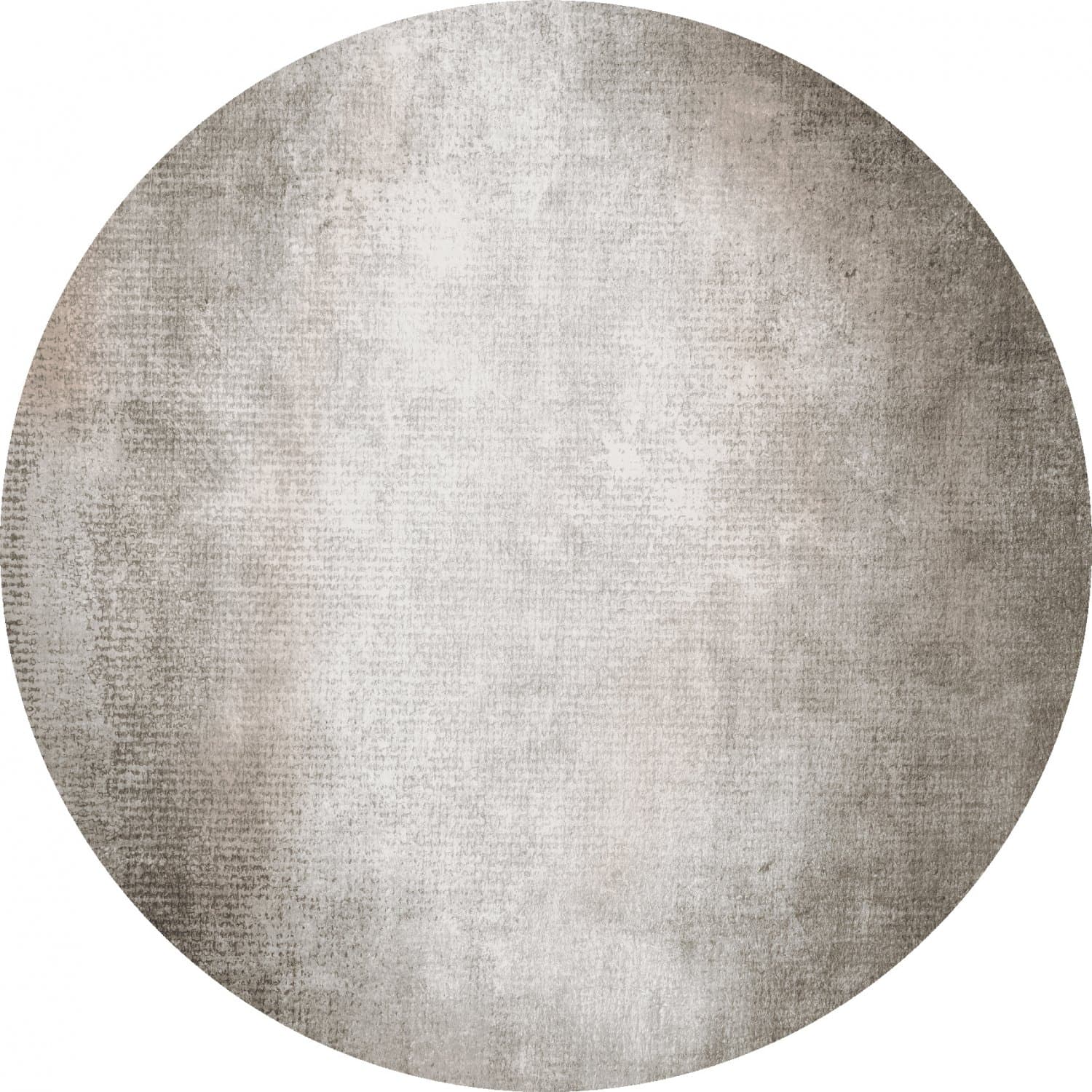 Rundt teppe - Riano (grå) (Størrelse: Ø 240 cm)