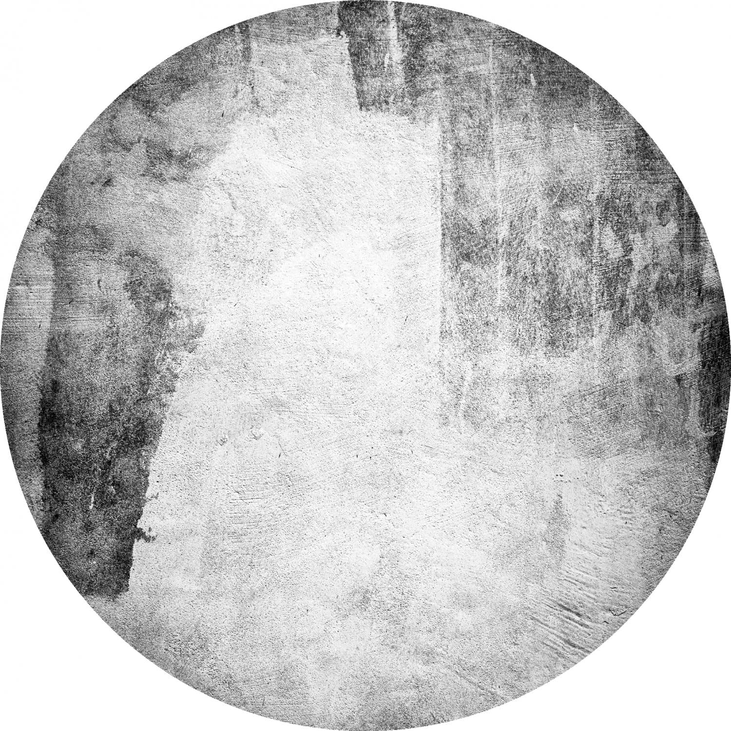 Rundt teppe - Esperia (grå) (Størrelse: Ø 200 cm)