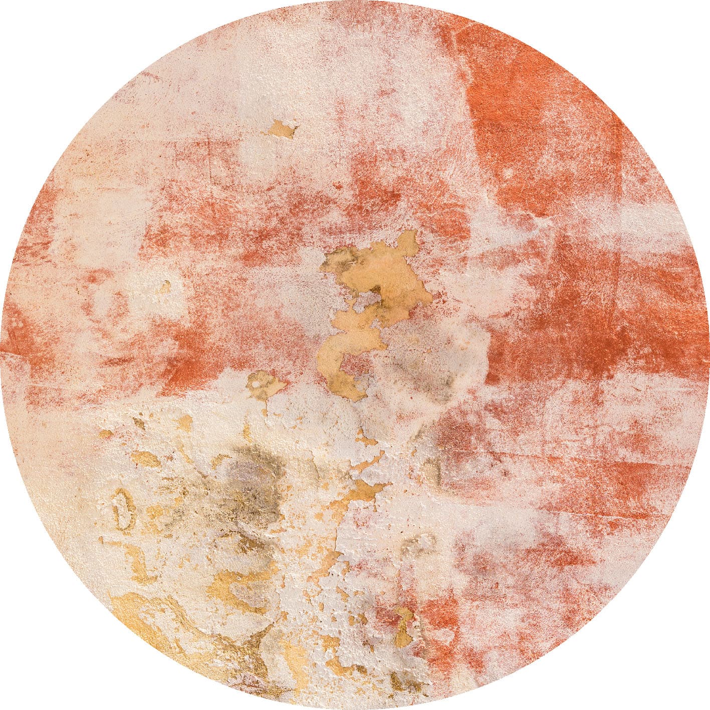 Rundt teppe - Periana (rosa/multi) (Størrelse: Ø 240 cm)