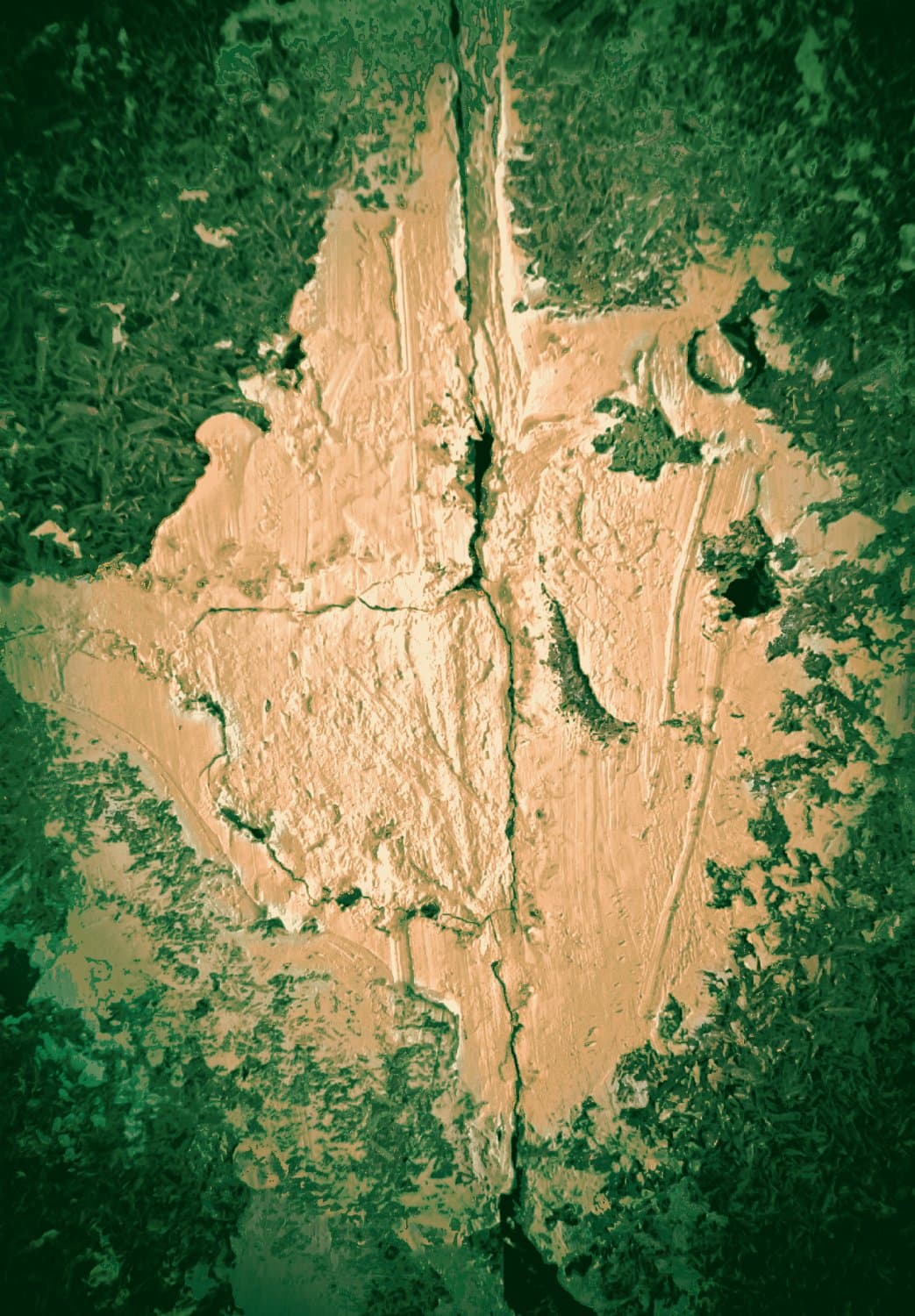 Wilton-teppe - Positano (beige/grønn) (Størrelse: 200 x 280 cm)