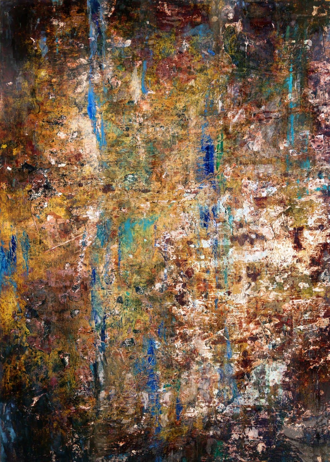 Wilton-teppe - Trepito (brun/blå/multi) (Størrelse: 240 x 340 cm)