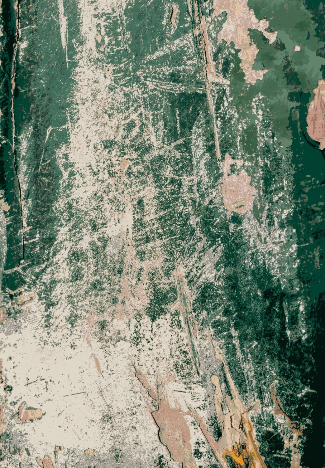 Wilton-teppe - Tamalous (beige/grønn) (Størrelse: 240 x 340 cm)