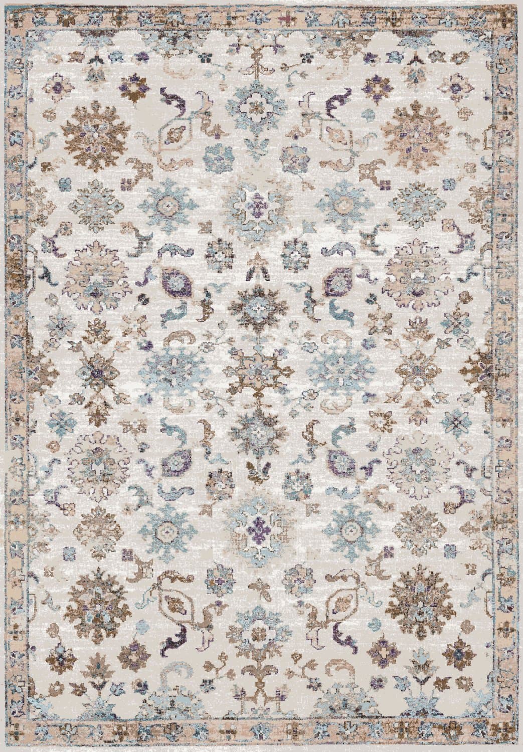 Wilton-teppe - Eden (multi) (Størrelse: 240 x 340 cm)
