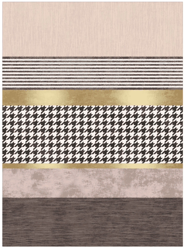 Wilton-teppe - Esme (brun/multi) (Størrelse: 200 x 280 cm)