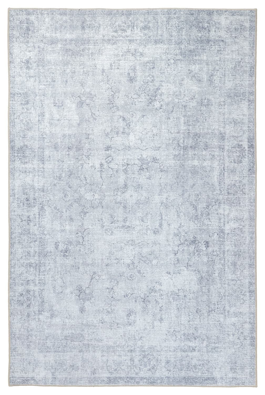 Flatvevd teppe - Gombalia (grå) (Størrelse: 230 x 340 cm)